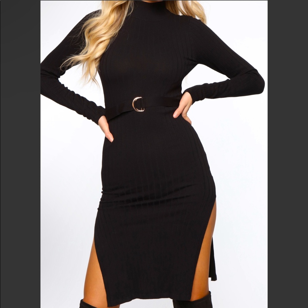 Sit Back and Relax Sweater Midi Dress
